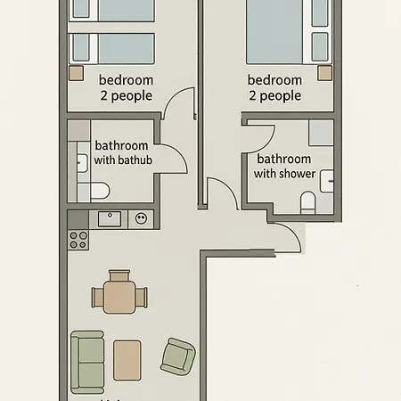 Appartamento George - 3 Pools, 2 Bedrooms & 2 Bathrooms *